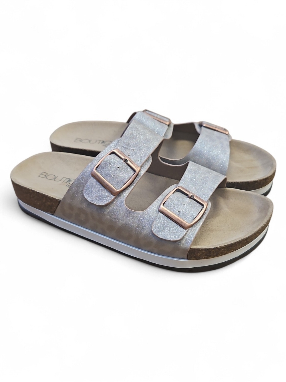 Corkys Women's Beach Babe adjustable slide sandals. Size 40